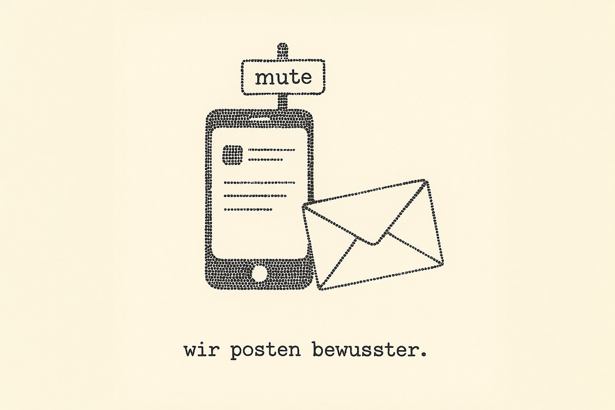 no social media: kein rückzug, nur realismus